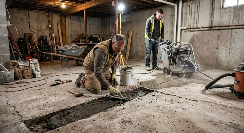 Slab Foundation Repair in Mahoning County, OH