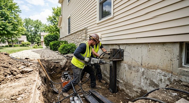 Structural Foundation Repair in Lisbon, OH