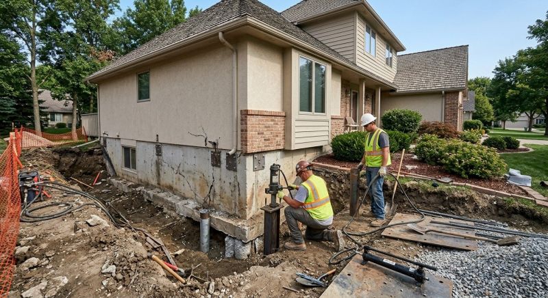 Structural Foundation Repair in New Castle, PA
