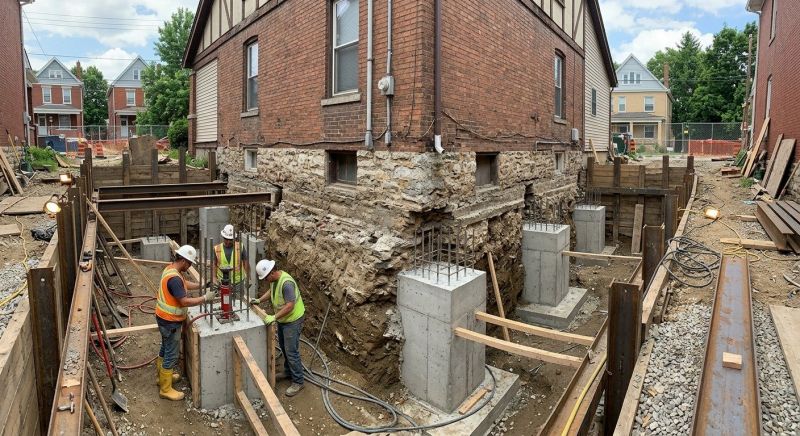 Structural Underpinning in Mahoning County, OH