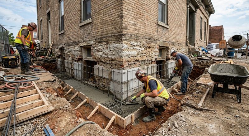 Structural Underpinning in Mahoning County, OH